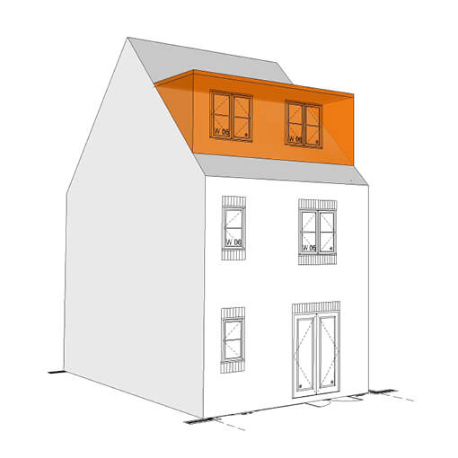 Loft Conversion Dormer Hip To Gable Studio Charrette Plan