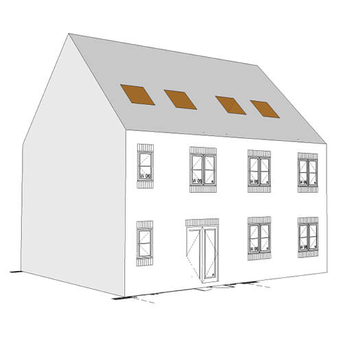 Loft Conversion Without Dormer Flat Studio Charrette Plan